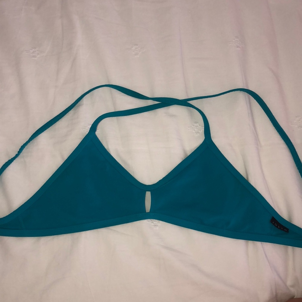 Teal Jolyn Vent Top